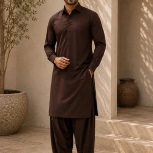 GRACE Men's Premium Wash & Wear - Dark Chocolate Brown #02