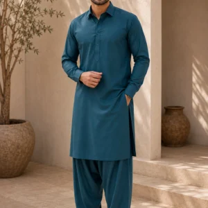 GRACE Men's Premium Wash & Wear - Deep Teal Green #03